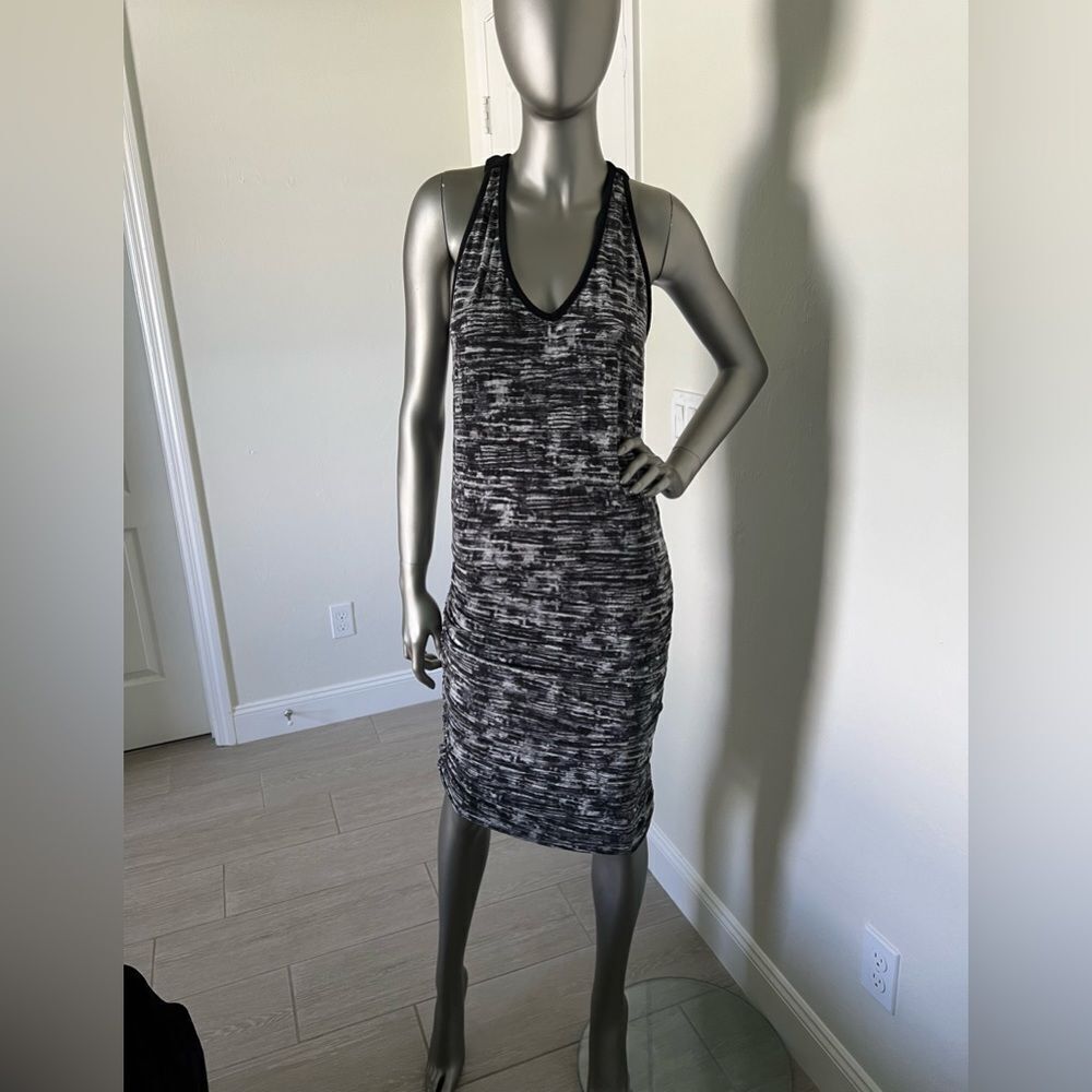 ATHLETA PRINTED TEE RACERBACK DRESS size Small